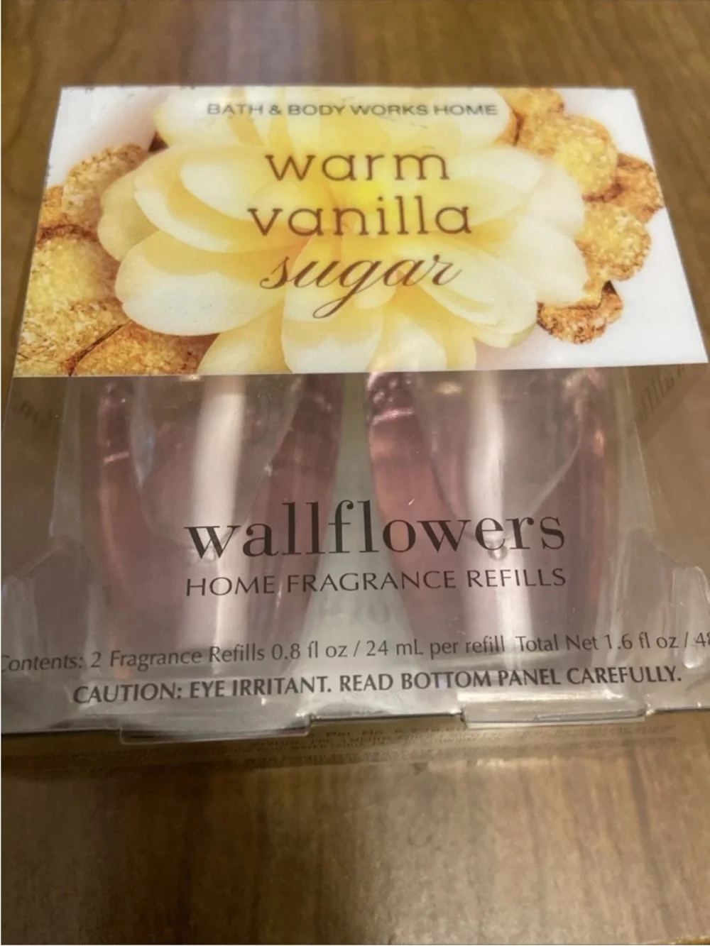 Bath & Body Works Home Warm Vanilla Sugar Wallflowers fragrance Refills 2 Set.
